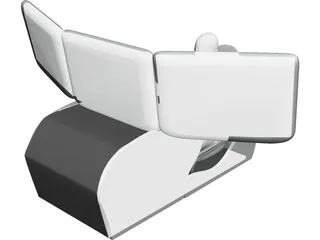 Driving Simulator 3D Model 3D Preview