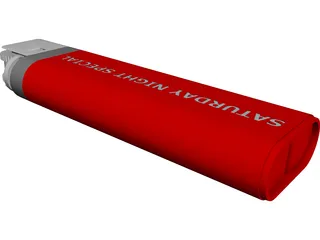 Lighter CAD 3D Model