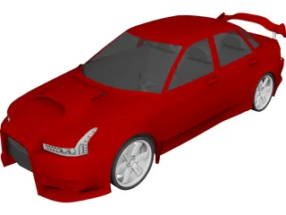 VAZ 2110 Evolution Concept 3D Model