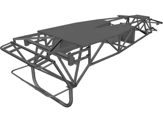 Frame Lotus Seven 3D Model