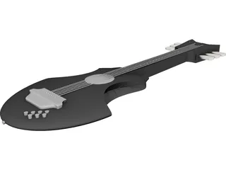 Guitar Fictional 3D Model