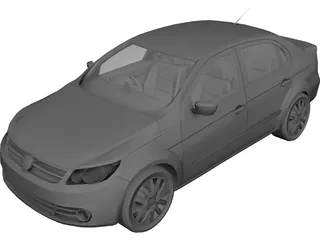 Volkswagen Voyage Comfortline 3D Model