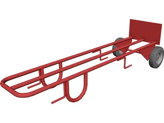 Hand Truck CAD 3D Model