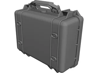 Pelican Case Model 1450 CAD 3D Model