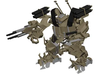 Transformers Brawl 3D Model