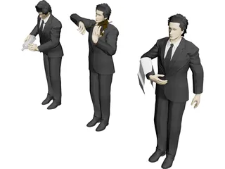 Waiter 3D Model