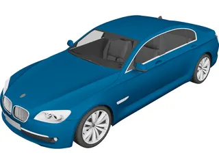 BMW 7-series (2009) 3D Model