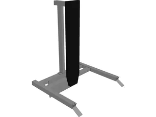 Bench Press CAD 3D Model