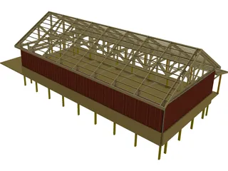 Shop CAD 3D Model