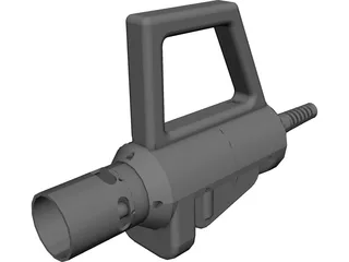 Spray Gun CAD 3D Model