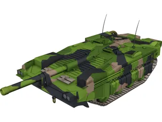 STRV 103C 3D Model