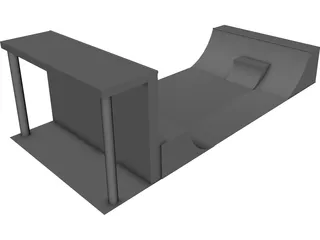 Halfpipe 3D Model