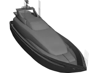 Yacht 3D Model