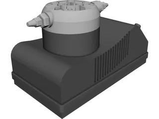 Peristaltic Valve CAD 3D Model
