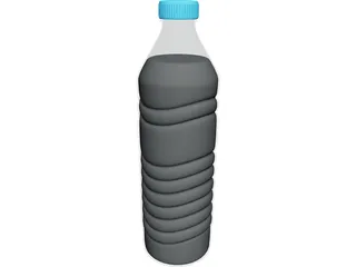 Water Bottle 1L 3D Model