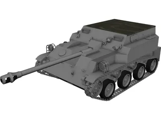 ASU-57 3D Model