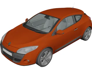 Renault Megane (2008) 3D Model