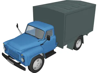 GAZ 52 Truck 3D Model