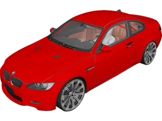 BMW M3 E92 3D Model