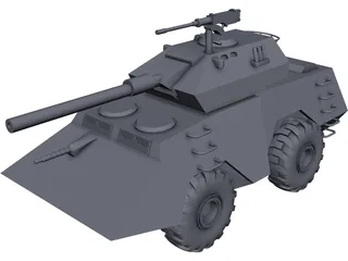 Japan Seibu Police Armored Car CAD 3D Model
