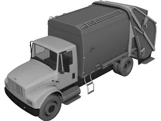Truck Garbage Environmental 3D Model