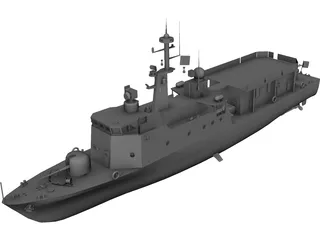 Manama Missile Boat 3D Model