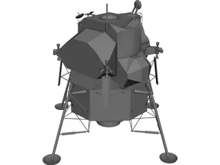 Apollo 11 Lunar Module 3D Model 3D Preview