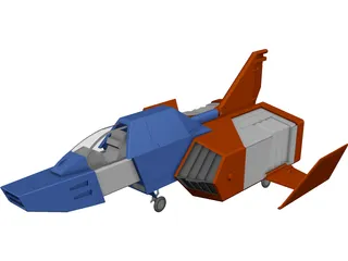 Core Fighter 3D Model