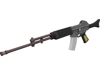 K2 Rifle 3D Model