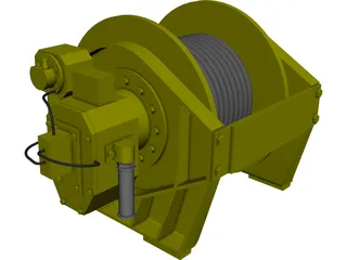 Winch 3D Model