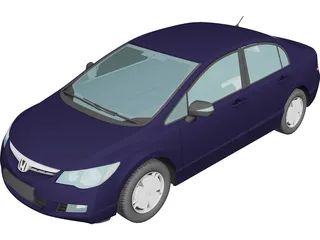Honda Civic Sedan 3D Model