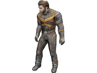 Wolverine X-Man 3D Model