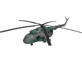 Mil Mi-8 Hip 3D Model