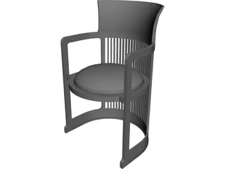 Chair Dinning Room 3D Model