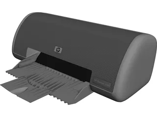 Hewlett-Packard DeskJet 3745 Printer 3D Model 3D Preview