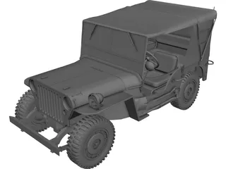 Jeep Willys 3D Model