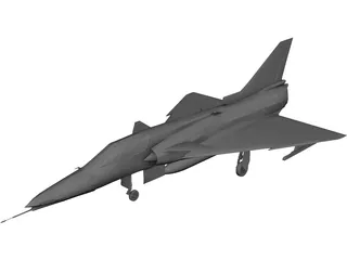 IAI Kfir C7 3D Model