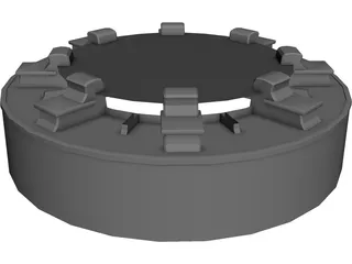 Base Colomn 3D Model