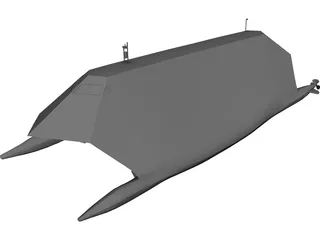 Lockheed Sea Shadow 3D Model