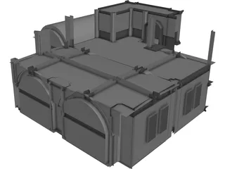 Building Temple 3D Model