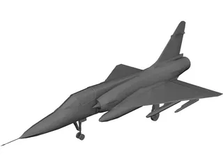 Dassault Mirage Delta 2000 3D Model