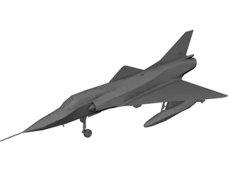 Dassault Mirage IIIC 3D Model