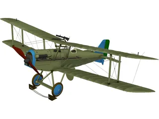 Royal Aircraft Factory S.E.5 (RAF) 3D Model