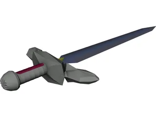 Zelda Sword 3D Model