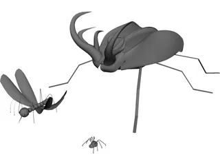 Insects 3D Model
