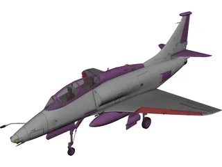 A-4 Skyhawk (Two Seat) 3D Model
