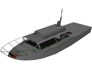 Small Boat 3D Model