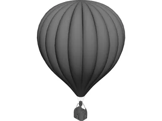 Hot Air Balloon 3D Model