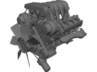 Engine 2L 4-cylinder CAD Model - 3DCADBrowser