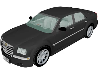 Chrysler 300C (2006) 3D Model 3D Preview